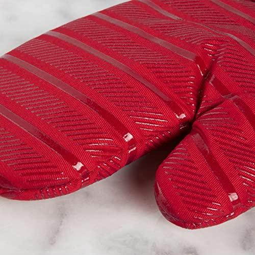 KitchenAid Albany Oven Mitt 2-Pack Set, Passion Red, 7"x13" - color: Passion Red