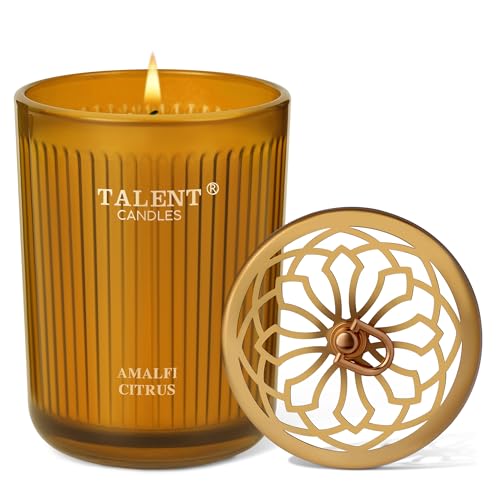 Jar Candles for Home Scented | Aromatherapy Candles Gifts for Women & Men | Natural Soy Candle | 8.4oz Traditional Style | Amalfi Citrus - color: Amalfi Citrus