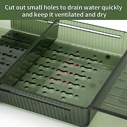 Expandable Bathtub Tray, Adjustable Bathtub Caddy Tray Bathtub Caddy for Luxury Bath, Multifunctional Bathtub Storage Rack for Book Wine Glasses Phone Bath Products, with Anti-Slip mat. - color: Green