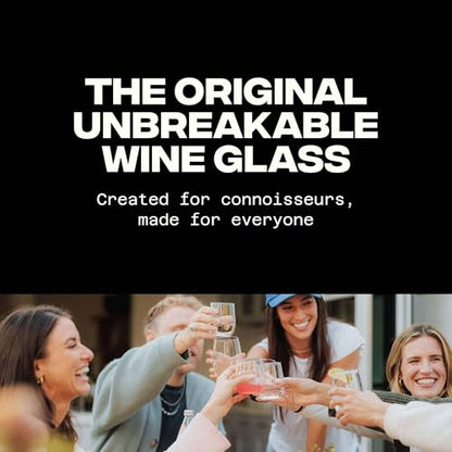 GOVINO Unbreakable Plastic Wine Glasses - Stemless Shatterproof Tritan Glassware, Fancy Cups That Look Like Glass, 12oz, Set of 2 - size: 2 COUNT