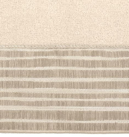Avanti Linens - Hand Towel, Soft & Absorbent Cotton Towel (Weston Collection, Beige) - color: Beige, size: Hand Towel
