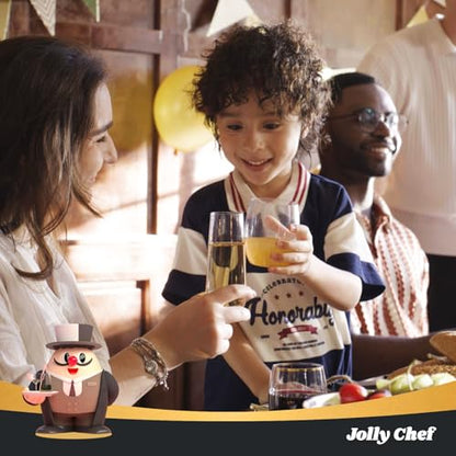 JOLLY CHEF 36 Pack Stemless Plastic Champagne Flutes 9 oz, Crystal Clear Stemless Plastic Toasting Glasses, Clear Disposable Unbreakable Drinkware Ideal for Wedding, Birthday, Party, Thanksgiving - color: Clear