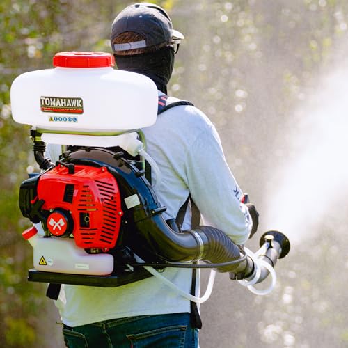 Tomahawk Power 3HP Backpack Mosquito Fogger Leaf Blower 3.7 Gallon Tank Garden Sprayer (Turbo Fogger + ULV Nozzle) - size: Turbo Fogger (With ULV Nozzle)