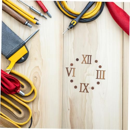 KALLORY Modern Minimalist Wall Clock with Silent Mechanism Solid Wood Design Featuring Roman Numerals for Living Room Bedroom and Office Decor