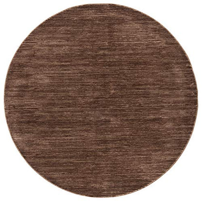 SAFAVIEH Vision Collection Area Rug - 4' Round, Brown, Modern Ombre Design, Non-Shedding & Easy to Clean, Ideal for Living Room, Bedroom, Dining Space (VSN606E) - color: Brown, size: 4' (Round)