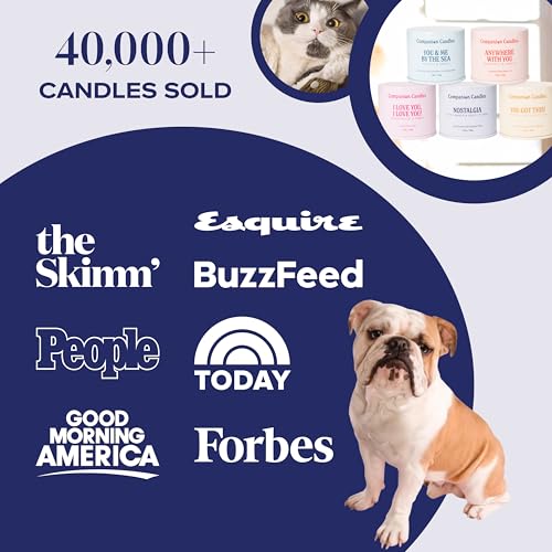 Nostalgia Pet-Friendly Scented Candle – Spicy Amber & Soft Floral Fragrance, Coconut Soy Wax with Wooden Wick, Approx. 50-Hour Burn Time, Made in USA, 11.8 oz - color: Nostalgia