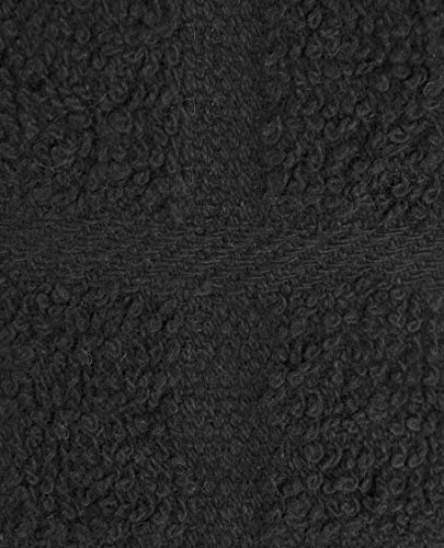 Ritz Premium 100% Cotton Terry Check Kitchen Dish Cloths - Highly Absorbent, Super Soft, Long-Lasting, 12"x12", 6-Pack, Black - color: Black, size: 6-Pack - Dish Cloths