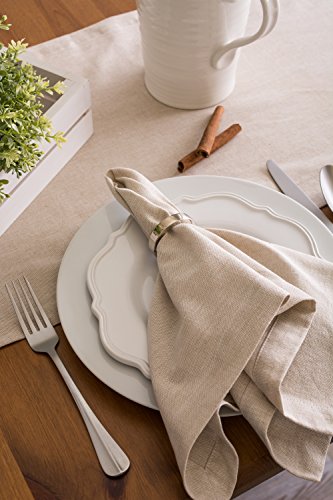 DII Chambray Kitchen, Tabletop Collection, Natural, 14x72 Table Runner - color: Natural, size: 14x72" Table Runner