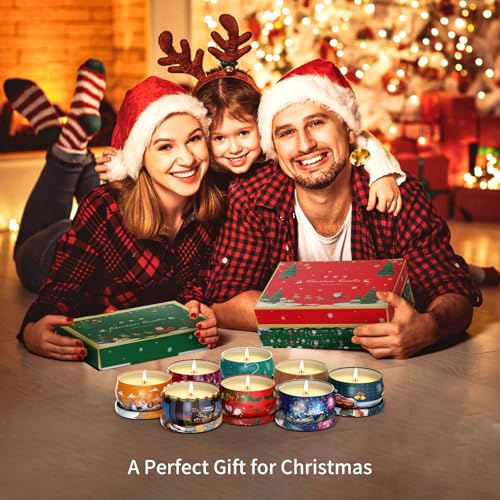 Christmas Gift Sets, 12 Bulk Home Aromatherapy Candles | Scented Candles with Fragrances, Gift for Women, Candlelight Dinner Spa Bath