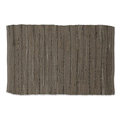 DII Chindi Home Collection Handwoven Multicolor Area Rag Rug, 20x31.5, Brown - color: Brown, size: 1'8" x 2'8" (Rectangular)