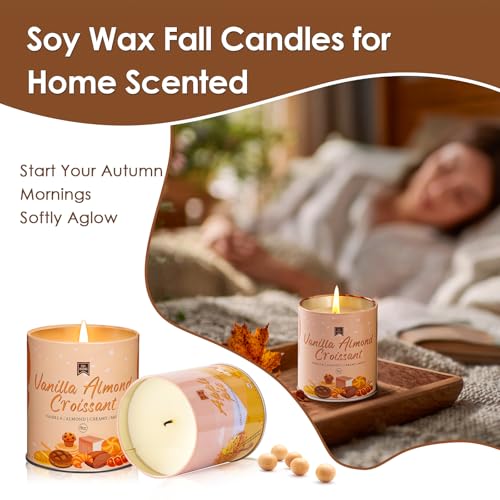 6Pack/54oz Non-Toxic Scented Candle Set, Fall Winter Candles, Decorative Holiday Candles for Women Men, 9oz Apple/Cinnamon/Pumpkin/Vinilla/Cocoa/Maple Soy Christmas Scented Candle for Holiday Gifts - size: 6 Pack 9oz