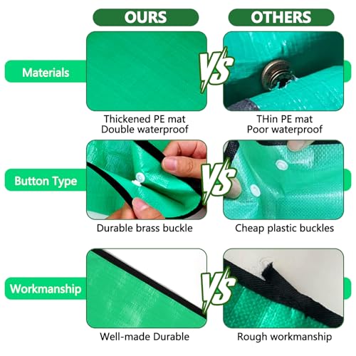 Repotting Mat for Indoor Plant Transplanting and Mess Control, Thickened Waterproof Potting Tray Foldable Succulent Potting Mat Portable Gardening Mat Garden Gifts for Women & Men, 27"x 27"