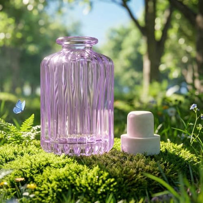 Set of 4 Reed Diffuser Bottle Decorative Bottle Fragrance Empty Glass Bottle