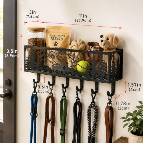 Deer Metal Wall Mail Organizer Wall Mounted Key and Mail Holder Mail Basket Hanging Mail Sorter and Key Organizer for Entryway Bedroom Bathroom - size: Small, style: Mail Shelf