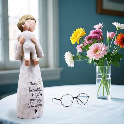 Gigi Gifts for Grandma, Gigi Birthday Gifts, Gift for Gigi Figurine | Gigi Gifts for Birthday Mother's Day Christmas Thanksgiving Day, Home Decor, Resin Hand-Painted Statue - style: Gigi gifts