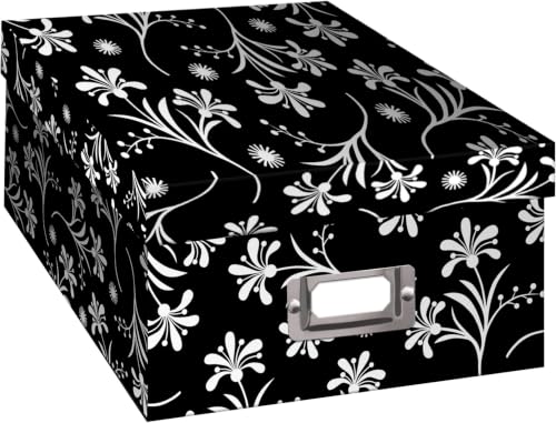 Pioneer Photo Albums B-1BW Photo Storage Box, Ruby Design (Pack of 6) - color: Ruby Design, size: Pack of 6