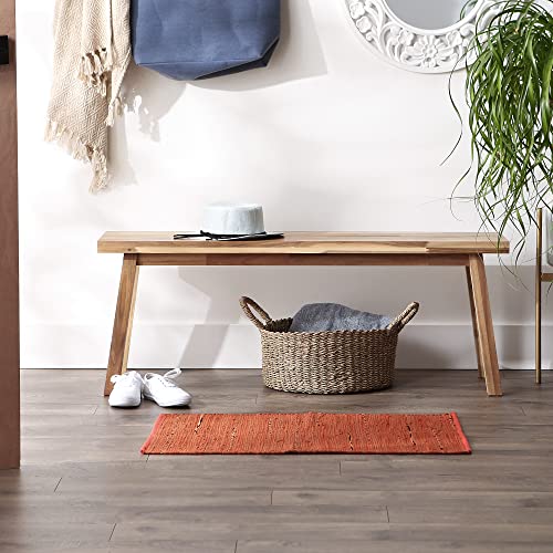 DII Chindi Home Collection Handwoven Multicolor Area Rag Rug, 20x31.5, Spice - color: Spice, size: 1'8" x 2'8" (Rectangular)
