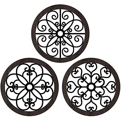Blulu 3 Pieces Thicken Rustic Wall Decor Farmhouse Wall Art Decor Wood Hanging Decoration for Living Room Bedroom Home Indoor Outdoor Office(Classic Style) - color: Classic Style