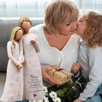 Nana Gifts, Birthday Gifts for Nana,Nanas Figurine | Gift for Nana from Granddaughter,Best Nana Ever Gift ,Grandma Gifts for Christmas Mothers Day,Hand-Painted Resin Statue - style: Nana gifts