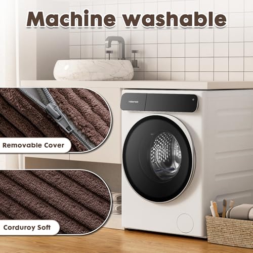 Large Lumbar Cushion Lumbar Support Pillow, Ergonomic Lumbar Pillow with Machine Washable, Help Relieve Pain of Back, Lumbar, Tailbone and Sciatic Nerve Support. (Brown) - color: Brown