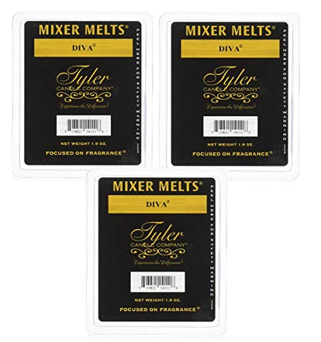 Diva Mixer Melts by Tyler Candle SET OF 3 - style: Diva (Pack of 3)