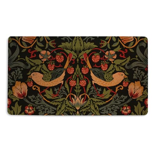 Colorful Floral Door Mat 18x30 Inch, Floral Art Durable Welcome Mat | Housewarming Gifts for Outdoor Indoor Entryway Porch Bohemian Home Decor, Coco Coir Doormat with Non-Slip PVC Backing - color: Multicolour 0374