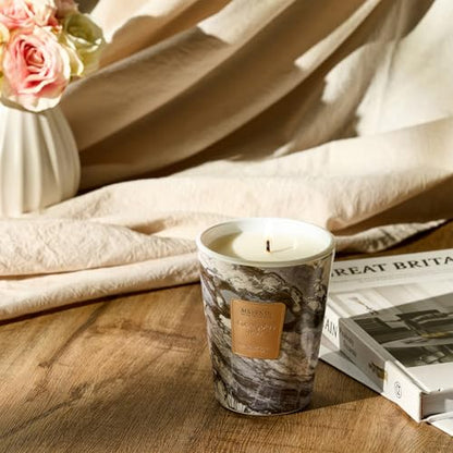 M&SENSE Eucalyptus Mint Scented Soy Candle, 3 Wick Highly Scented 14.1 Oz 75H, Aromatherapy Christmas Gift for Women and Men - color: EucalyptusMint, size: Medium