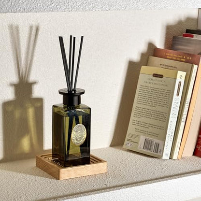 M&SENSE 6.3 oz Large Reed Diffuser Set | Bamboo Scent Oil Diffuser with Sticks | Hotel Collection Non-Toxic Essential Oil |for Bedroom Bathroom Living Room - color: Bamboo, size: 180ml