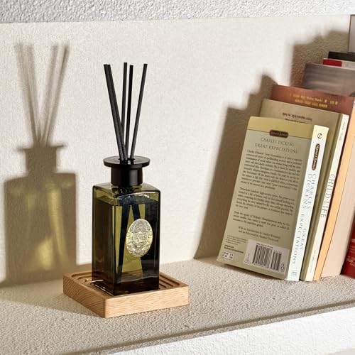 M&SENSE 6.3 oz Large Reed Diffuser Set | Lime+Basil Scent Oil Diffuser with Sticks | Hotel Collection Non-Toxic Home Fragrance |for Bedroom Bathroom Living Room - color: Lime Basil, size: 180ml