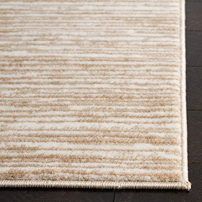 SAFAVIEH Vision Collection Runner Rug - 2'2" x 6', Cream, Modern Ombre Design, Non-Shedding & Easy to Clean, Ideal for Entryway, Foyer, Bedroom (VSN606F) - color: Creme, size: 2'2" x 6' (Runner)