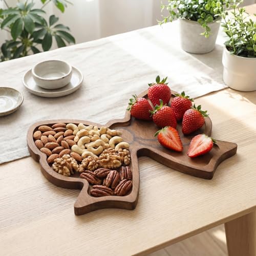 Bow Party Decorations Charcuterie Boards Coquette Bow Platter Serving Tray for Baby Shower Cutting Board Rustic Farmhouse Dish Plate for Wedding Party Tabletop Decor - style: Bow