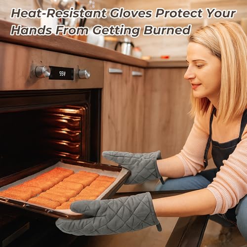 27 Pcs Kitchen Towels and Dish Cloths Set, Heat Resistant Oven Mitts Pot Holders Kitchen Absorbent Towels Dish Rags Dishcloths Reusable for Cooking, Grilling, Baking