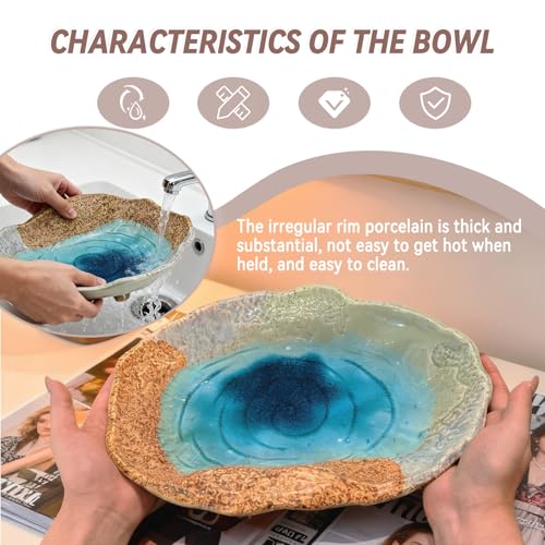 Fruit Bowl,12" Decorative Bowl,Ceramic Christmas Bowl,Jewelry and Key Holder for Modern Farmhouse Décor,Room Decor,Entryway Decor Bowls