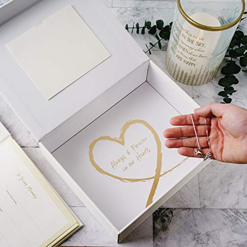 Pavilion- When Someone You Love Becomes a Memory-White & Gold Memory Box