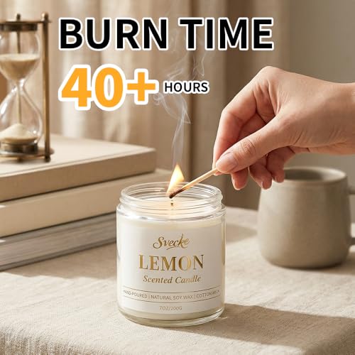 Sandalwood Scented Candle 7oz Soy Wax Jar Candle Long Burning Aromatherapy Candle for Home Bedroom Gift for Women Men Housewarming New Home Gift - size: Pack of 1