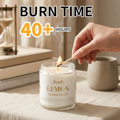 Vanilla Lavender Scented Candle 7oz Soy Wax Jar Candle Long Burning Aromatherapy Candle for Home Bedroom Gift for Women Men Housewarming New Home Gift - size: Pack of 1