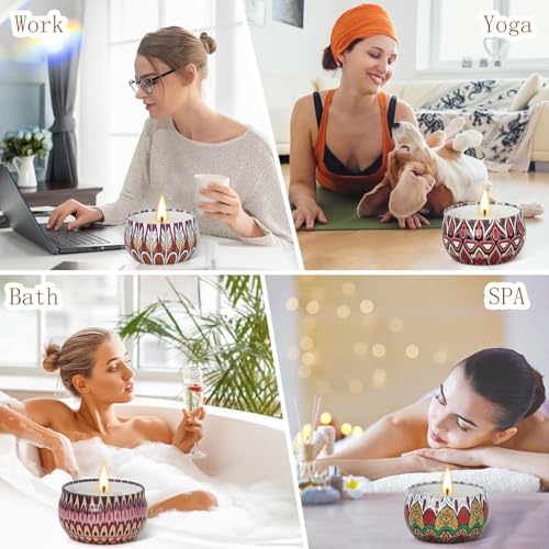 Candle Gifts for Women, 18 Packs Aromatherapy Candles, Scented Candles Gift Set for Women Gifts, Candles for Home Scented, Soy Wax Jar Candles, Retro Court Style - Exclusive for Nobles - size: Bulk Value 18-Candle Set