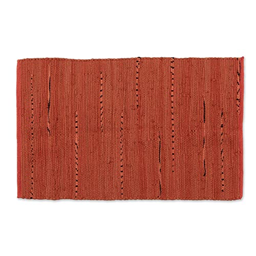 DII Chindi Home Collection Handwoven Multicolor Area Rag Rug, 20x31.5, Spice - color: Spice, size: 1'8" x 2'8" (Rectangular)