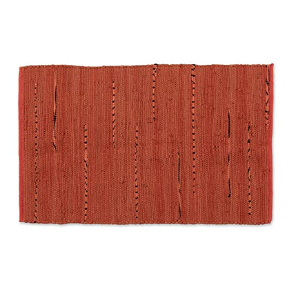 DII Chindi Home Collection Handwoven Multicolor Area Rag Rug, 20x31.5, Spice - color: Spice, size: 1'8" x 2'8" (Rectangular)