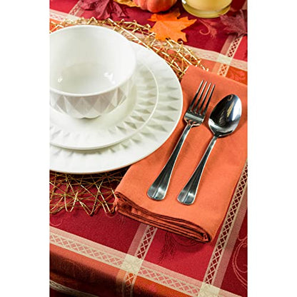DII Variegated Tabletop Collection, Napkin Set, 20x20, Spice, 6 Piece - color: Spice, size: 20" x 20" (Set of 6)