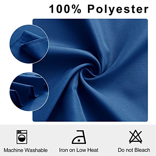 Royal Blue Cloth Napkins Set of 6, 18 x 18 Inch, Washable Dinner Napkins with Hemmed Edges for Restaurant, Wedding and Holiday - color: Royal Blue, size: 18" x 18" (Set of 6)