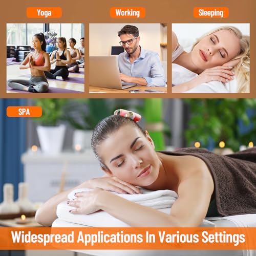 Tujoe 4 Pack Wall Plug Wax Melt Warmer, Metal Black Burner Melter, Decorative Scented Candle Warmer for Cubes Home Office, Spa, Bedroom(Bulb)
