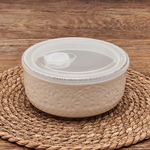 Pfaltzgraff Chateau Storage Bowls, 6 inch, Cream - style: Storage Bowls