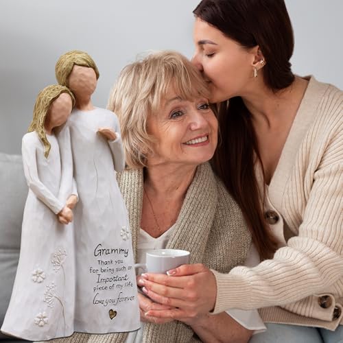Grammy Gifts for Grandma, Gifts for Grammy, Grammie Gift Figurine | Birthday Gifts for Grammy,Grammy Gifts Ideas for Christmas Mothers Day,Hand-Painted Resin Statue - style: Grammy gifts