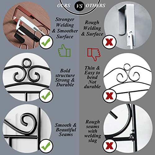 Youdepot Over The Door Hook - 7 Hooks, Black Coat & Towel Rack | for Bathroom, Clothes, Belts, Hats, Towels, with Door Hanger, Bathroom Clothes, Bathroom Clothes Belts, Clothes Belts Hats