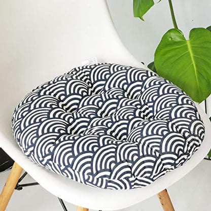 vctops Bohemian Soft Round Chair Pad Garden Patio Home Kitchen Office Seat Cushion Cloud Diameter 18" - color: Cloud, style: Diameter 18 Inch