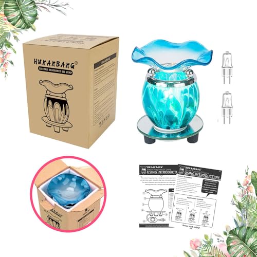 3 in 1 Electric Oil Warmer Wax Warmer Tar Melt Warmer Fragrance Oil Burner (blue2) - color: Lw-blue2