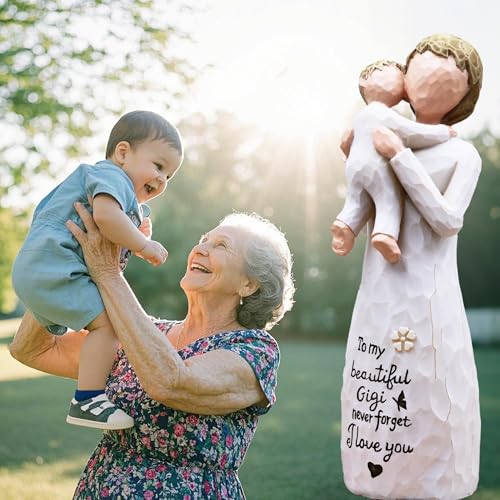 Gigi Gifts for Grandma, Gigi Birthday Gifts, Gift for Gigi Figurine | Gigi Gifts for Birthday Mother's Day Christmas Thanksgiving Day, Home Decor, Resin Hand-Painted Statue - style: Gigi gifts