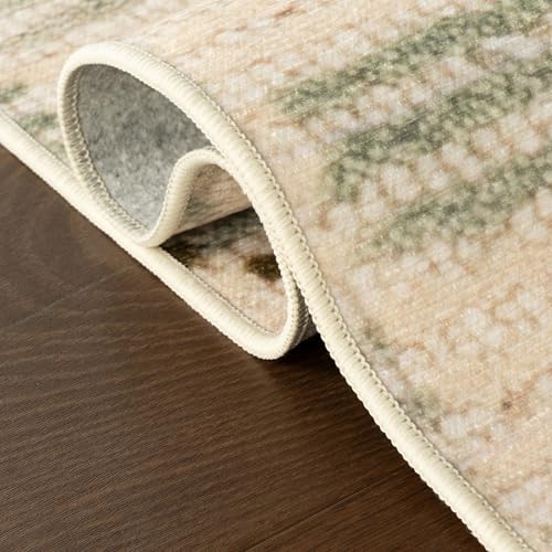Dash & Albert Orzalla Green Diamond Washable Runner Rug, 2'6"x8' | Diamond Cove Machine Washable Rug, 2' X 3', Diamond Pattern - color: Diamond Cove Green, size: 2'6" x 8' (Runner)