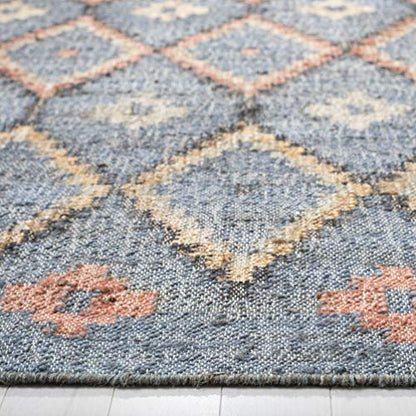 SAFAVIEH Kilim Collection Accent Rug - 4' x 6', Charcoal & Gold, Charcoal and Gold Wool Design, Ideal for High Traffic Areas in Entryway, Living Room, Bedroom (KLM753F) - color: Charcoal/Gold, size: 4' x 6' (Rectangular)